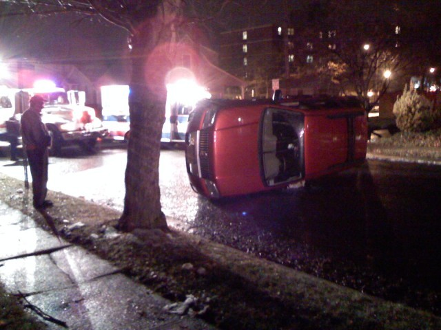 Rollover-Correja Ave. 12/21/07