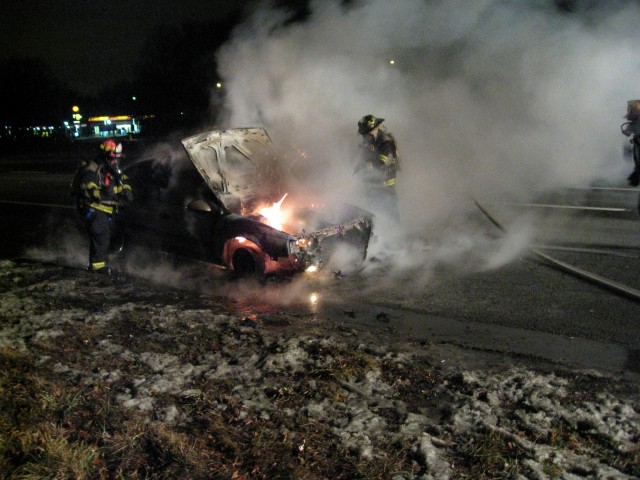 Car Fire - GSP South 02/14/08