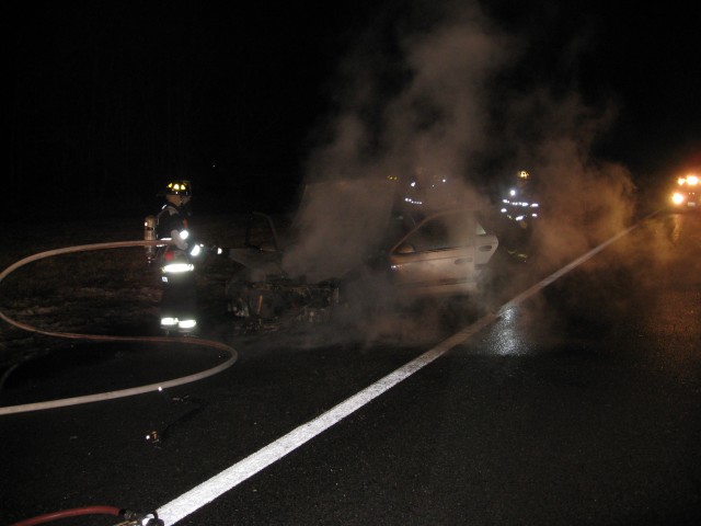 Car Fire - GSP South 02/14/08